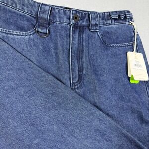 Roark HWY 1 Wide Leg Carpenter Jeans Dark Wash Blue Denim Womens 26
